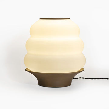 Honey Pot Minimalist Classic Plant-Based PLA 3D Printed Dimmable LED Table Lamp - JONATHAN Y